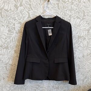 Black Women’s Tailored Blazer - Ann Taylor 6 Petite NWT